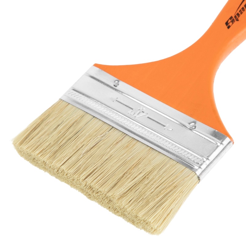 Кисть плоская Slimline 4" (100 мм) натуральная щетина, деревянная ручка Sparta (824455)