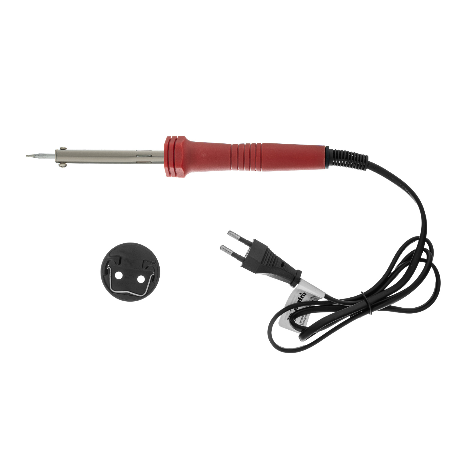 Паяльник, пластик ABS с пониженной теплопроводностью, медный наконечник с долговечным покрытием, 220 В, 30 W Matrix (913033)