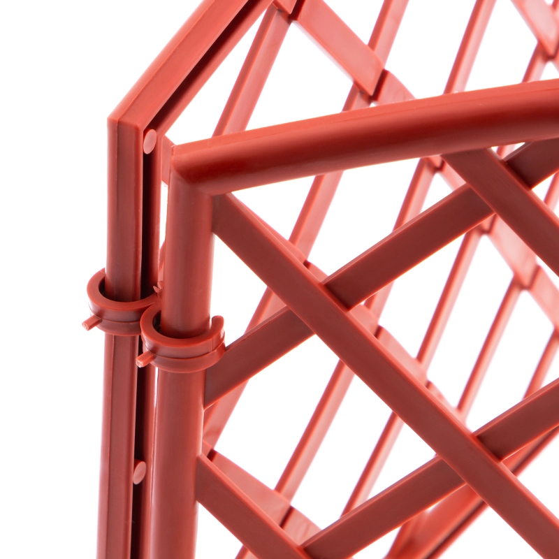 Забор декоративный "Сетка", 24 х 320 см, терракот, Palisad (65026)