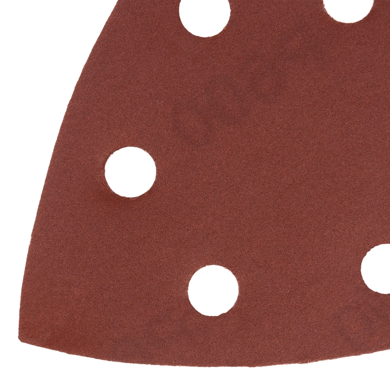 Треугольник абразивный на ворc. подложке под "липучку", перф., P 600, 150х150х100 мм, 5 шт. Denzel (738697)