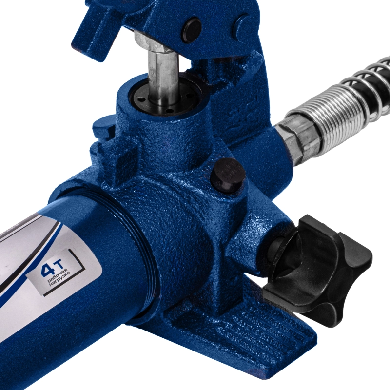 Растяжка гидравлическая, 4 т, набор из 17 предметов, 7 сменных насадок, в металлическом кейсе Stels (51352)