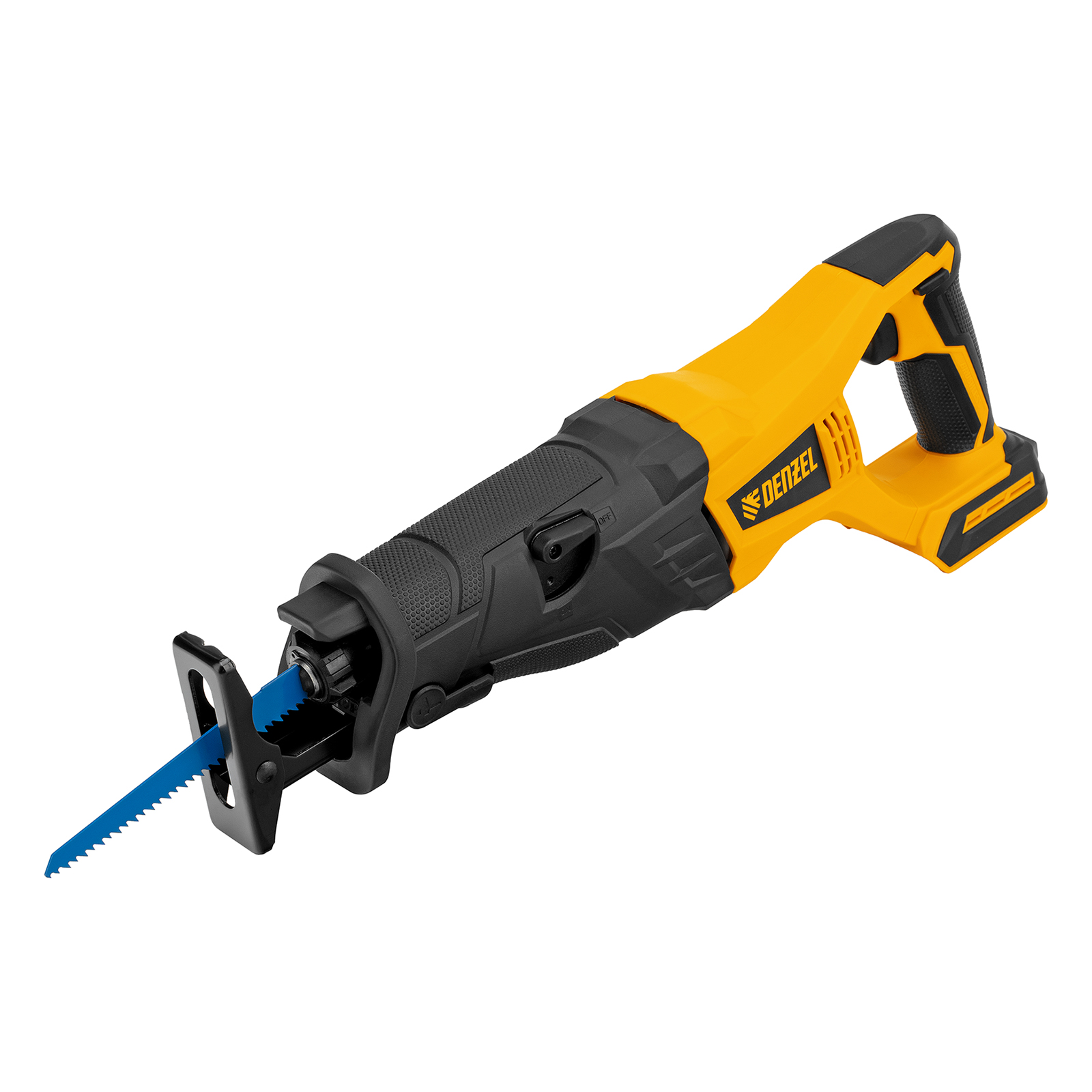 Пила сабельная аккумуляторная бесщет BRC-120-0,  18В Li-Ion Denzel (28461)