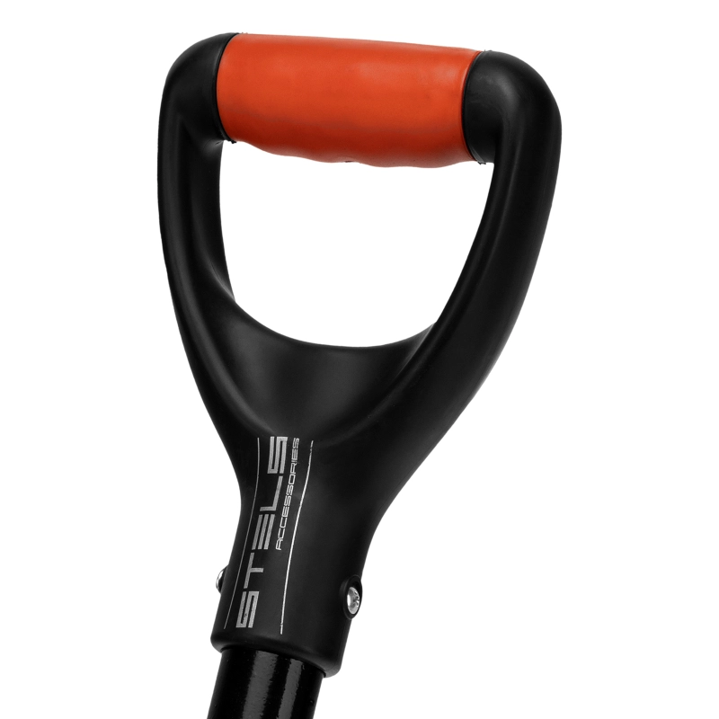 Лопата автомобильная, 195х285х840 мм, цельнометаллическая, Stels (61401)