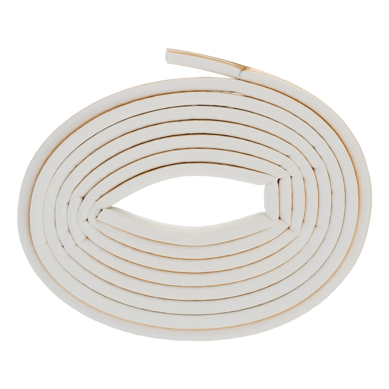 Уплотнитель, 12 м, профиль "D", белый Сибртех (93936)