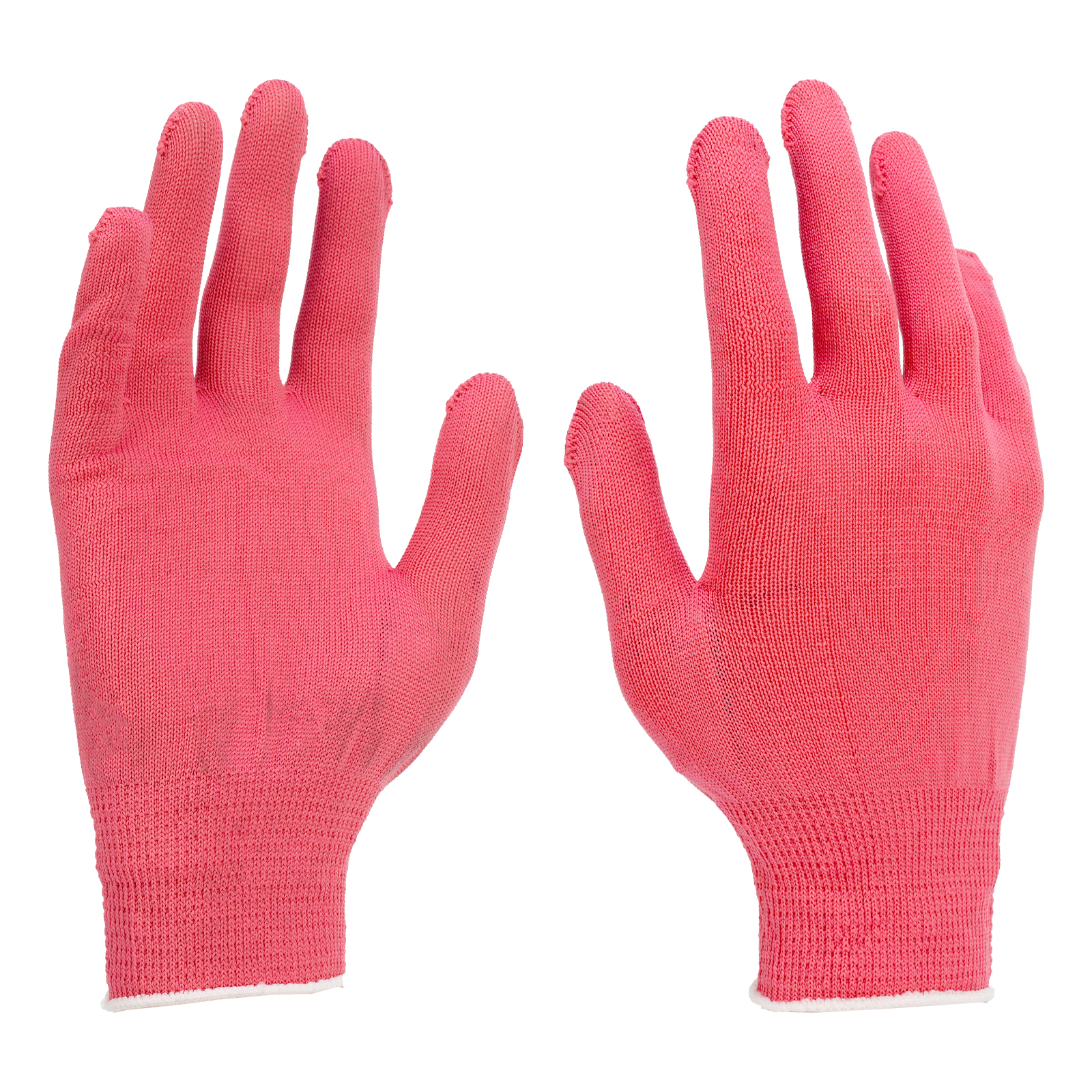 Перчатки Нейлон, 13 класс, цвет розовая фуксия, L (67821)