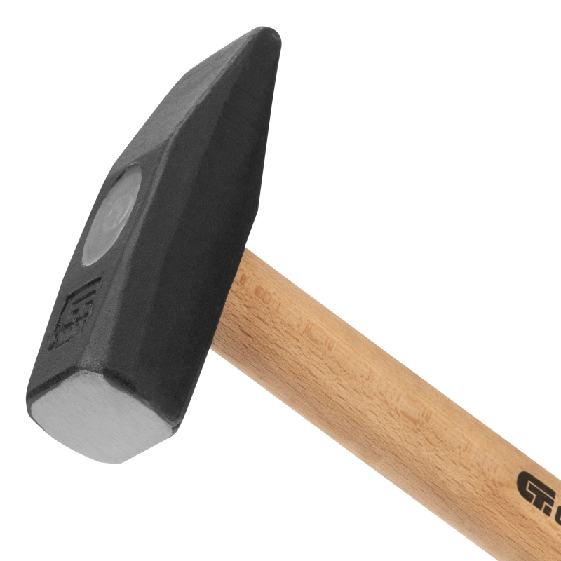 Молоток слесарный 1000 г, квадратный боек, деревянная рукоятка Сибртех (10222)