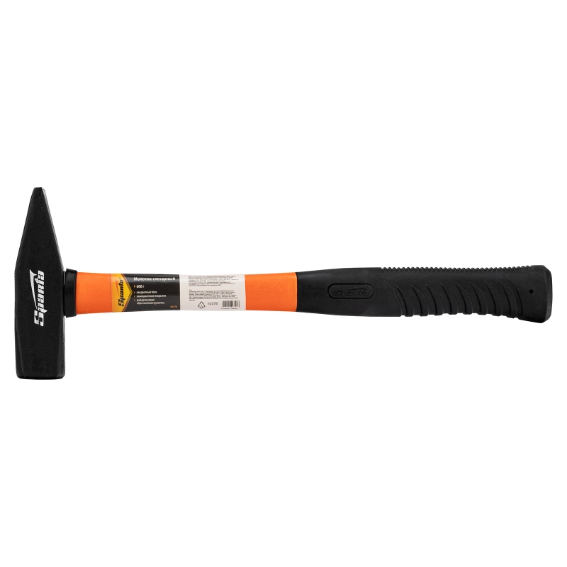 Молоток слесарный, 600 г, фибергласовая обрезиненная рукоятка Sparta (10376)