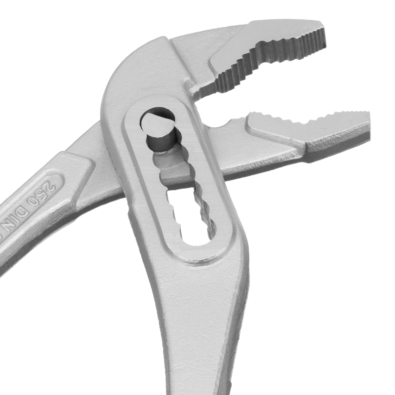 Клещи переставные Nickel (белый) 250 мм, хром-ванадий, двухкомпонентные рукоятки Matrix (15701)