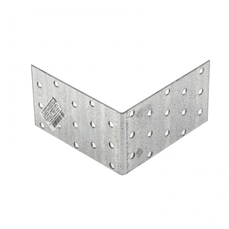 Крепежный уголок равносторонний 2 мм, KUR 100 х 100 х 60 мм Сибртех (46429)