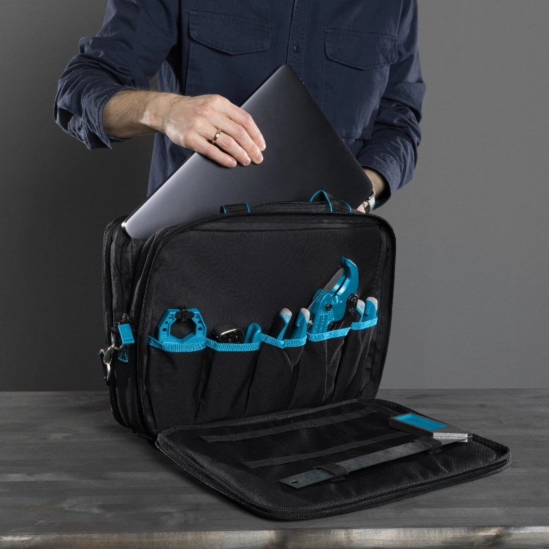 Сумка для инструмента Meister, 31 карман, отсек для ноутБука, наплечный ремень, 400 х 170 х 300 мм Gross (90271)