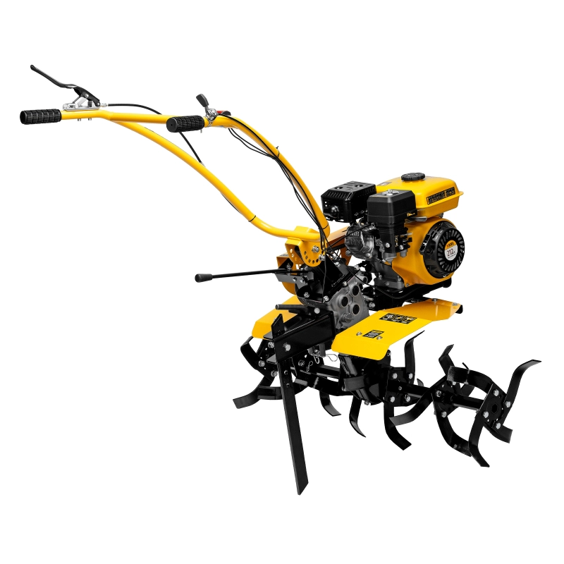 Мотоблок DPT-170SB, 7 л.с., ремен.сцеп, фрез 3х4, ШОМ, без колес, передачи 2В/1Н Denzel (56451)