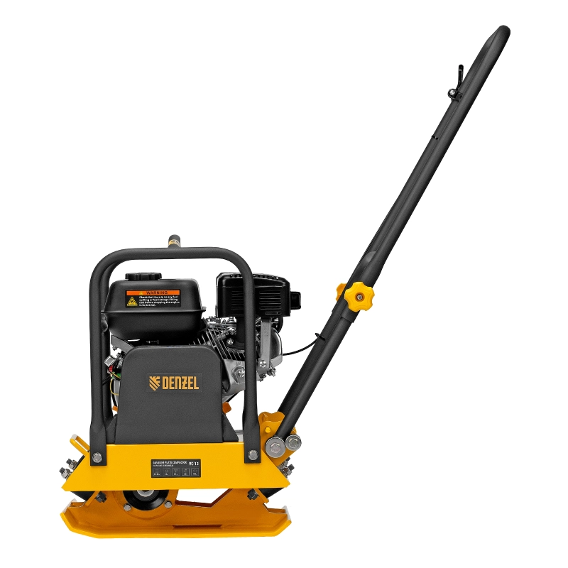 Виброплита бензиновая VC-12, 12 кН, 45*35 см, 196 см3 Denzel (97041)