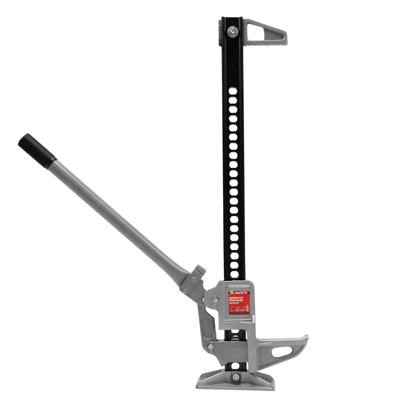 Домкрат реечный, 3 т, высота подъема 115-660 мм, HigH Jack Matrix (505155)