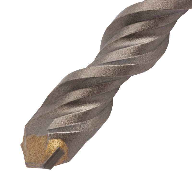 Бур по бетону, двойная спираль, три пылеотводящие кромки, 16 x 460 мм DENZEL (705040)