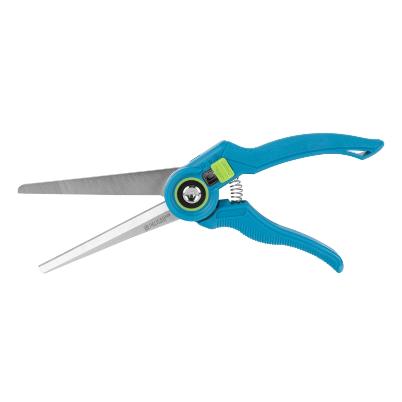 Секатор цветочный, удлиненный, 275 мм, регулировка захвата, пластиковые рукоятки, LUXE Palisad (60459)