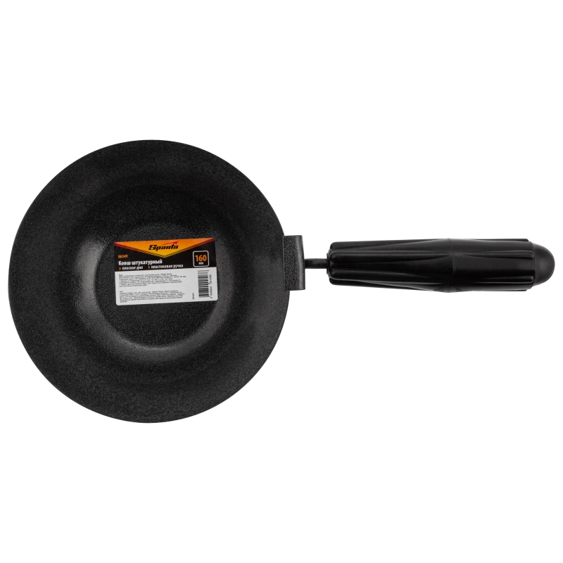 Ковш штукатурный, плоское дно, пластиковая ручка, 160мм Sparta (86349)