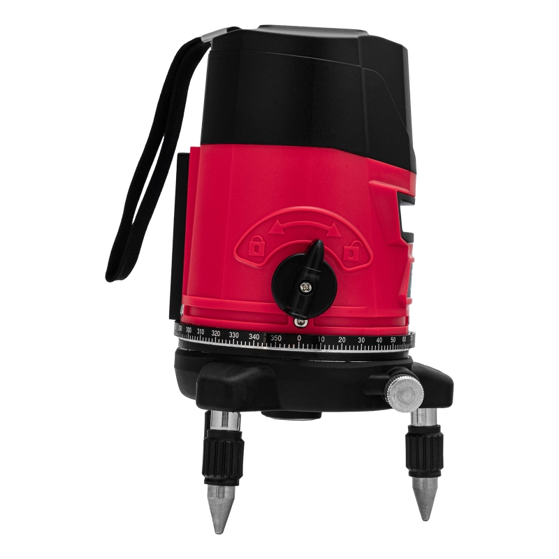 Лазерный уровень CRX-30R, 30 м, красный луч, батарейки, резьба 5/8" MTX (35030)