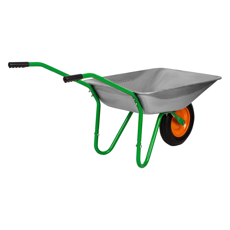 Тачка садовая, грузоподъемность 90 кг, объем 65 л Сибртех (689144)