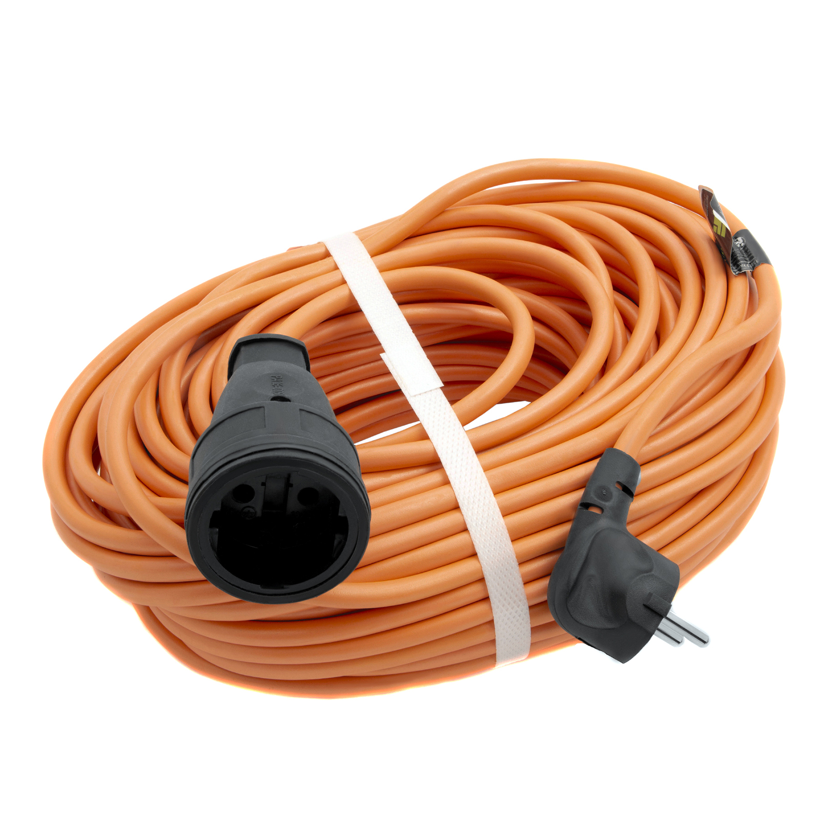 Удлинитель-шнур силовой 30 м, 16А, тип УХ16, ПВС, усиленный, 1 розетка без заземления Сибртех (95833)