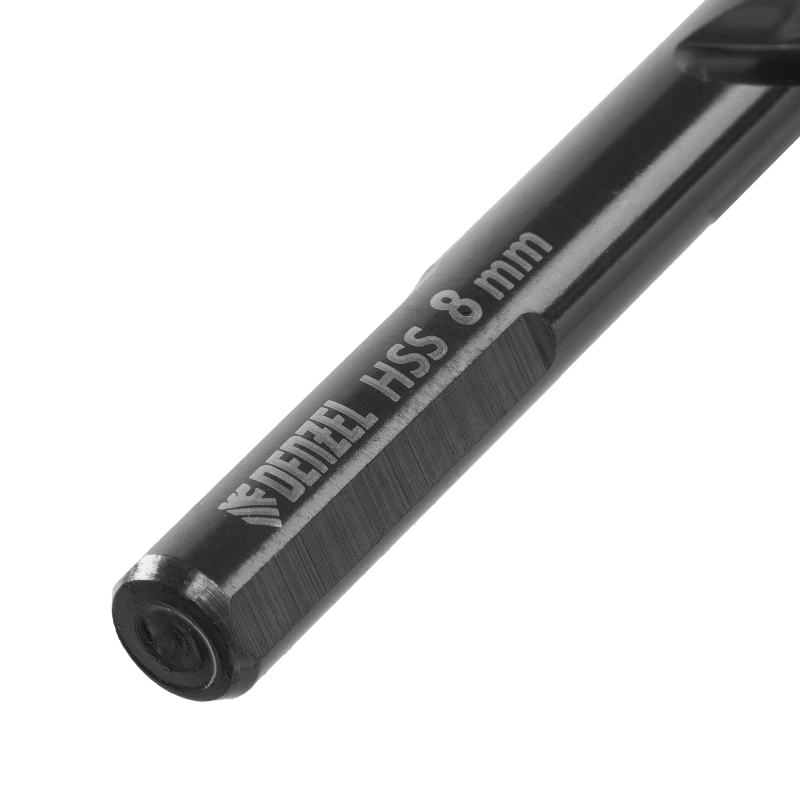 Сверло по металлу, 8 мм, HSS-Tin, Golden Tip, 8 шт. Denzel (717219)
