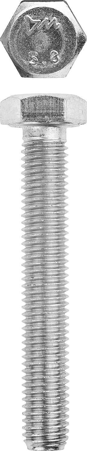 ЗУБР ГОСТ 7798-70, кл. пр. 5.8, M12 х 100 мм, цинк, 5 кг, болт (303080-12-100)