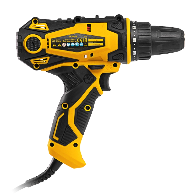 Дрель-шуруповерт сетевая SD-300-10 Denzel (26201)