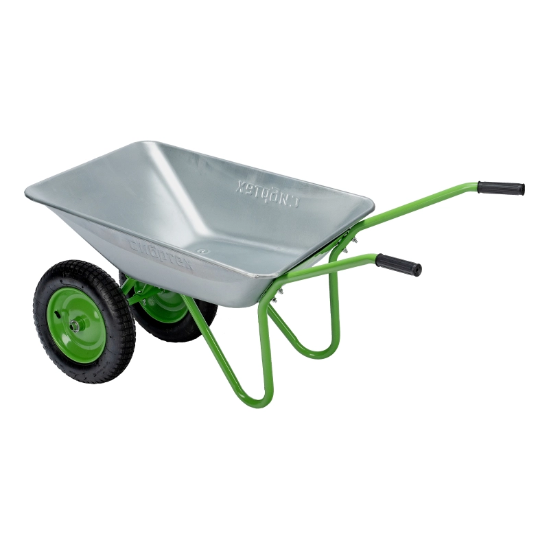 Тачка садовая, 2-х колесная, грузоподъемность 120 кг, объем 65 л Сибртех (689135)