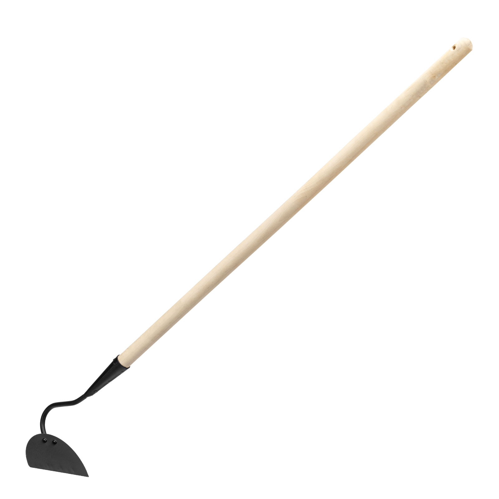 Мотыга стальная, 161х91х1185 мм, закаленная, деревянный лакированный черенок, LUXE Palisad (623258)