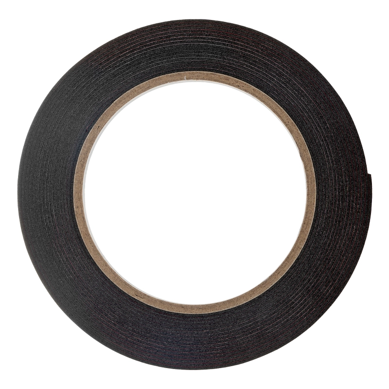 Лента клейкая на вспененной основе усиленная, двусторонняя, черная, 19 мм х 5 м Matrix (89084)