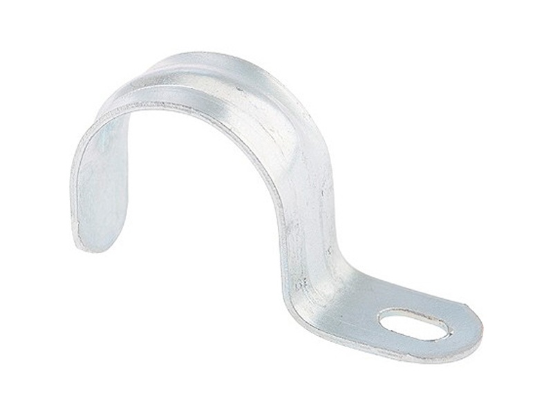 Скоба металлическая однолапковая, 16 мм, 100 шт Сибртех (48179)