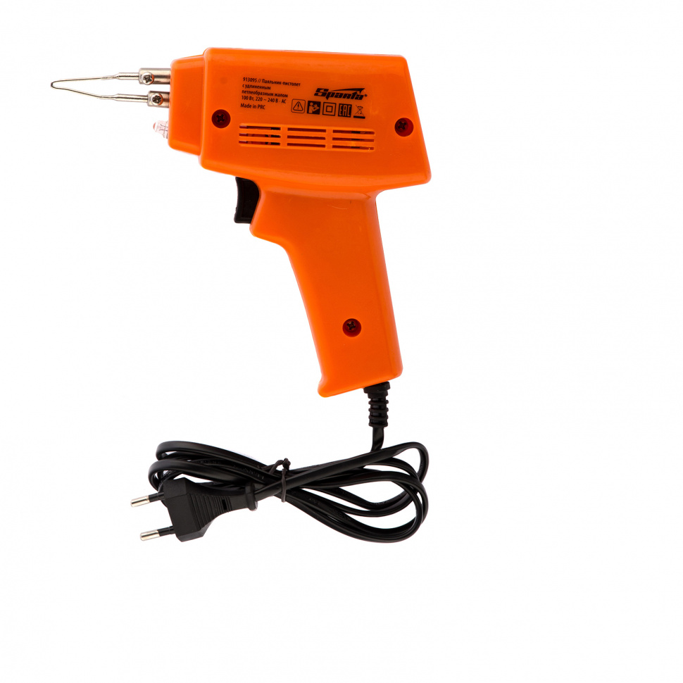 Паяльник с удлиненным петлеобразным жалом, 100 Вт, 220 В Sparta (913095)