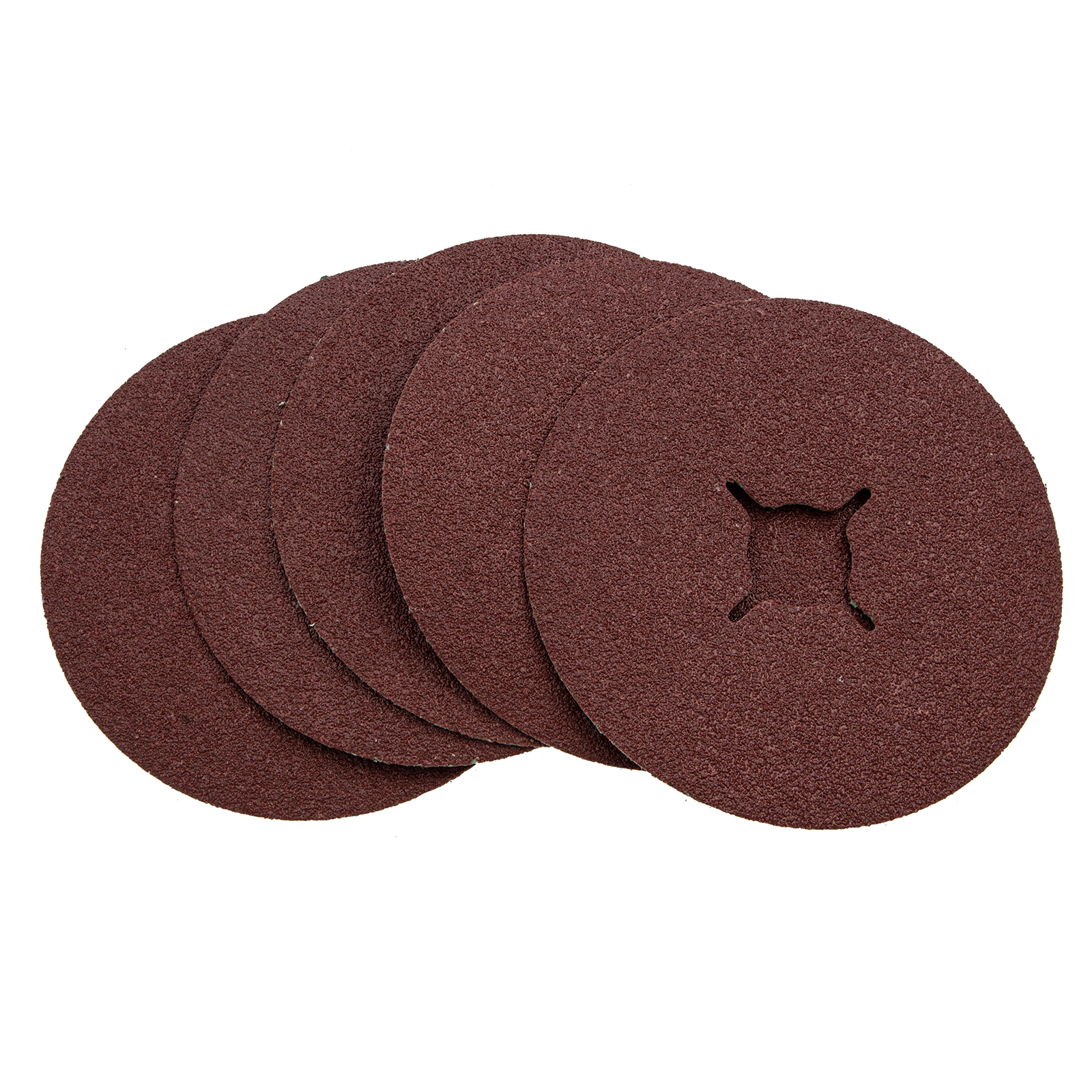 Круги фибровые 5 шт, Р 60, 115 х 22 mm Matrix (73903)