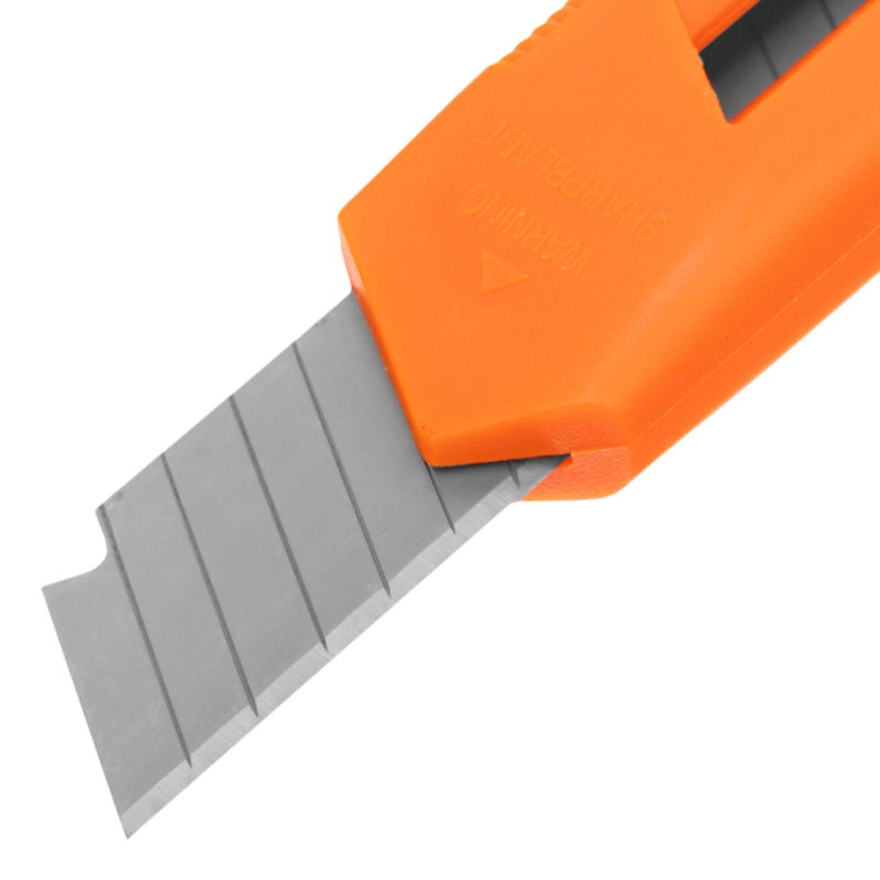 Нож, 18 мм, выдвижное лезвие, пластиковый усиленный корпус Sparta (78907)