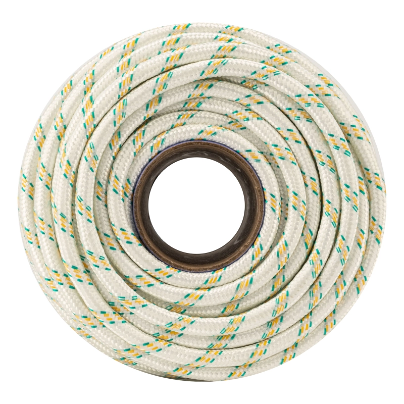 Фал плетеный капроновый с сердечником, 10 мм, L 100 м, 24-прядный, Сибртех (93971)