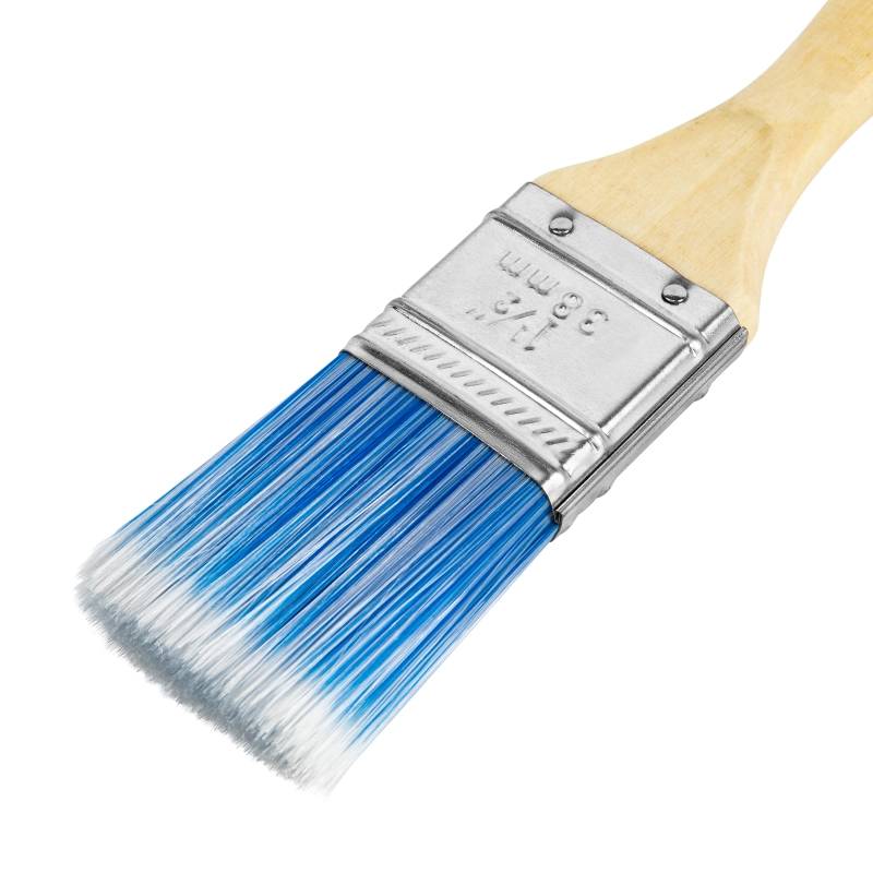 Кисть плоская "Евро" 1.5", искусственная щетина, деревянная ручка MTX (83070)