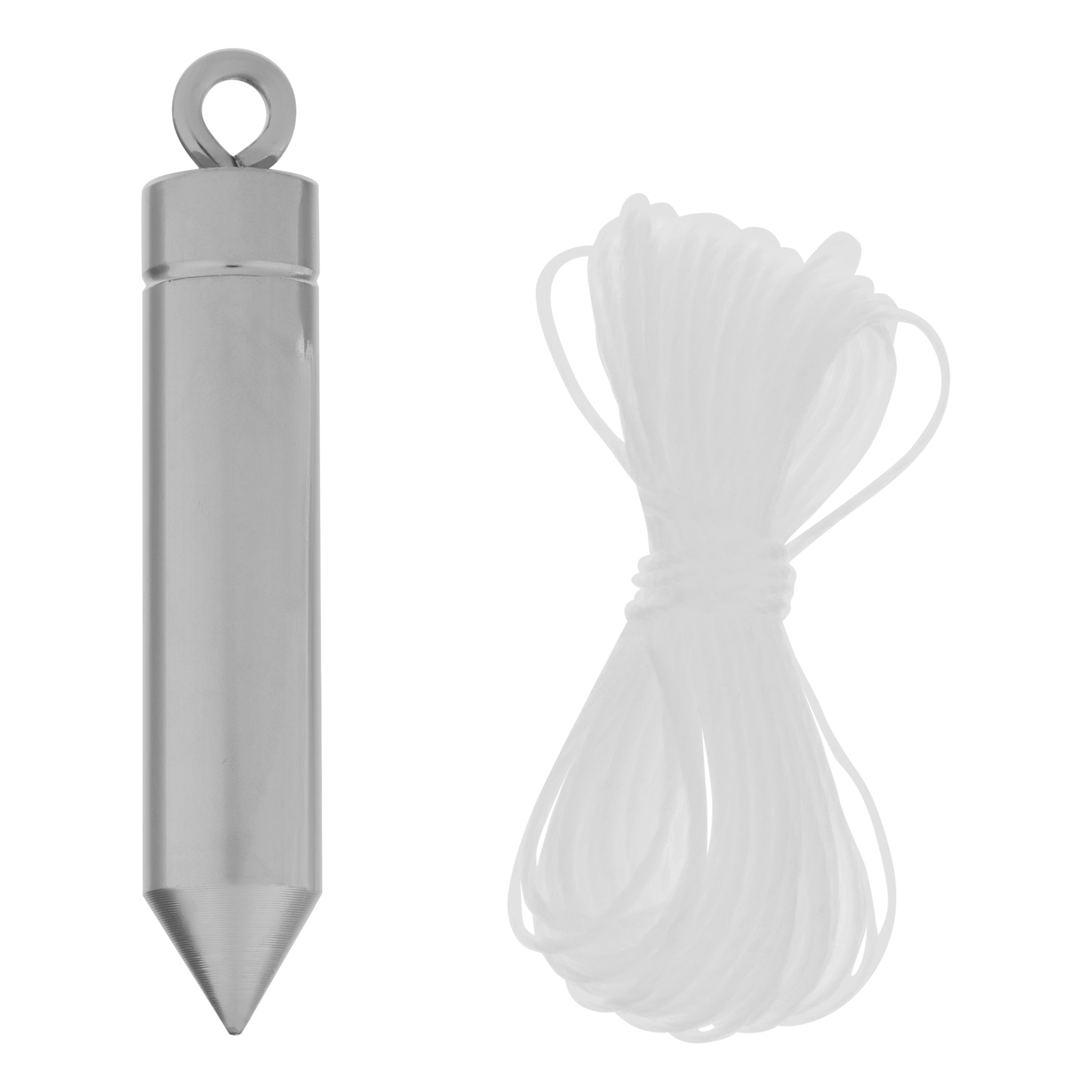 Отвес цилиндрический, 100 г, шнур 5 м Matrix (84836)