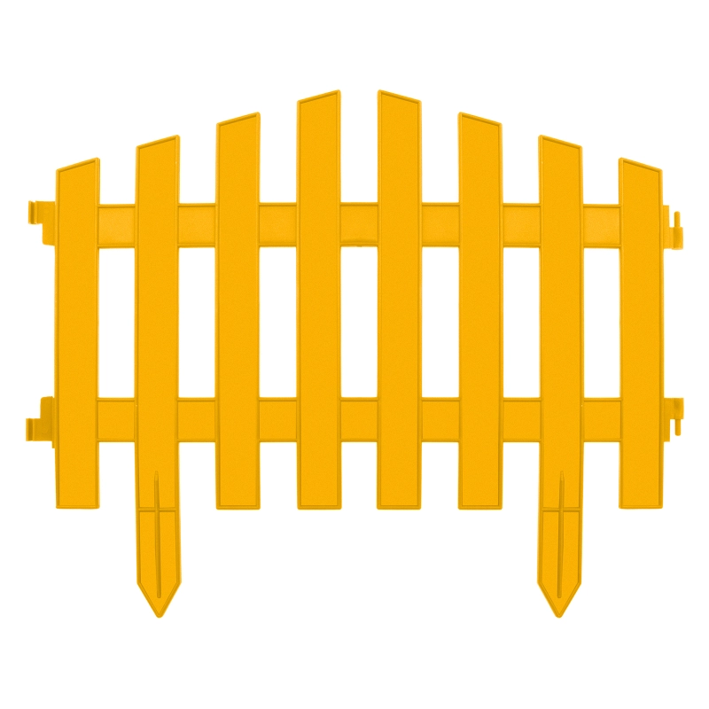 Забор декоративный "Марокко", 28 х 300 см, желтый, Palisad (65031)