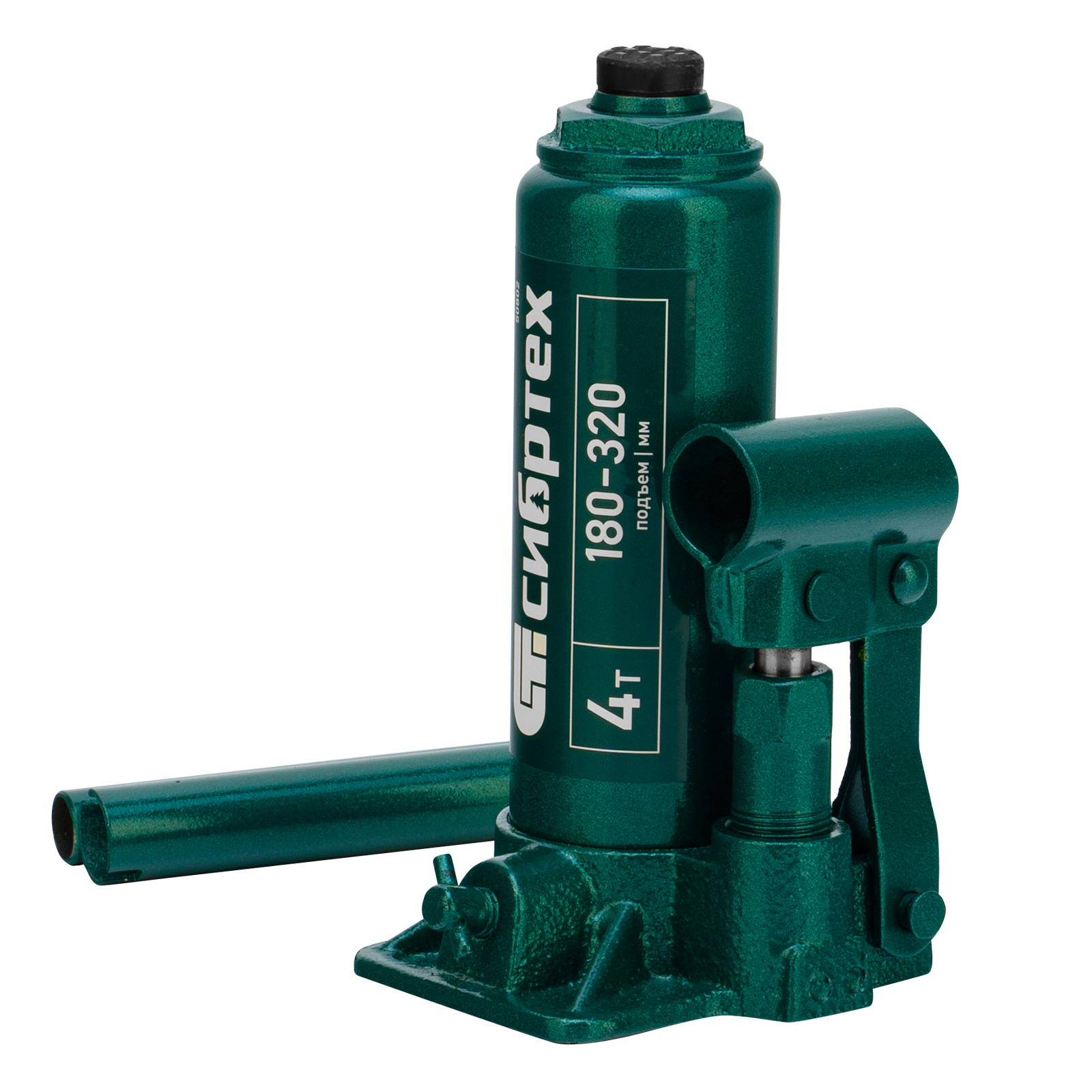 Домкрат гидравлический бутылочный, 4 т, 180-320 мм Сибртех (50802)