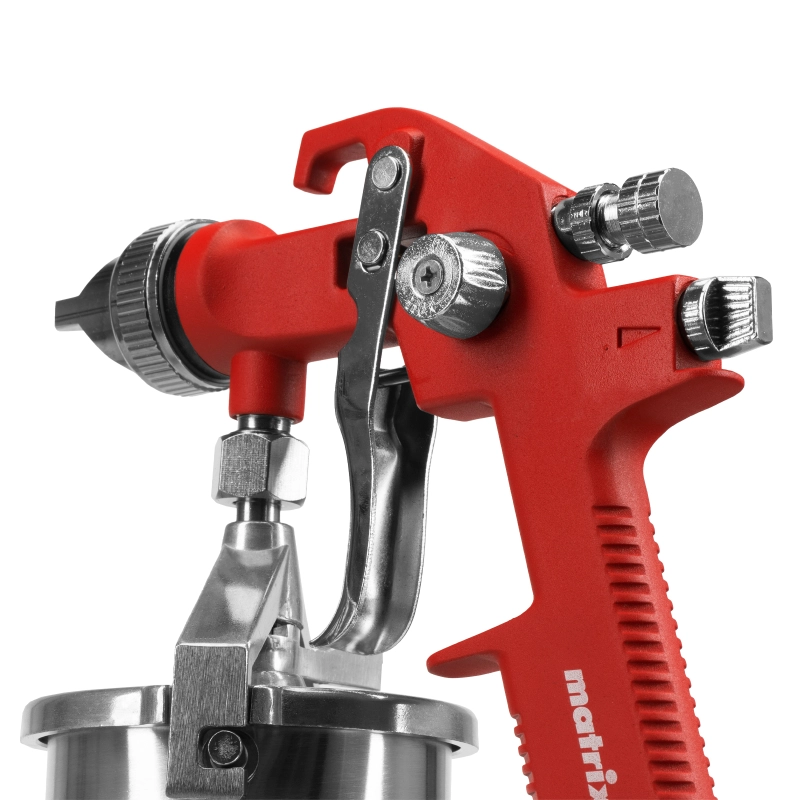 Краскораспылитель HVLP пневмат. с нижним бачком V= 1 л, сопло диаметром 1.4 мм Matrix (57319)