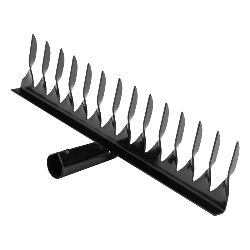 Грабли стальные, 350 мм, 14 витых зубьев, без черенка, Сибртех (61752)