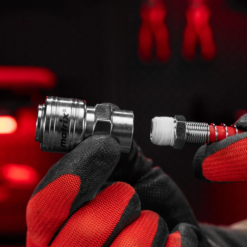 Набор переходников, быстросъемное соединение, резьбовое соед, 2 шт, внутр. D 1/4 Matrix (57016)