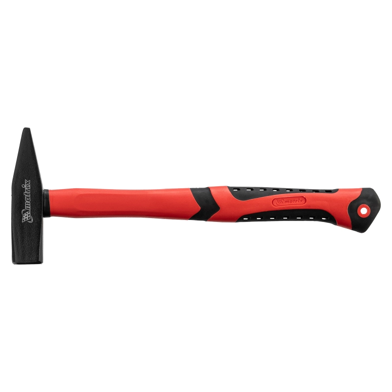 Молоток слесарный, 400 г, фибергласовая обрезиненная рукоятка Matrix (10322)