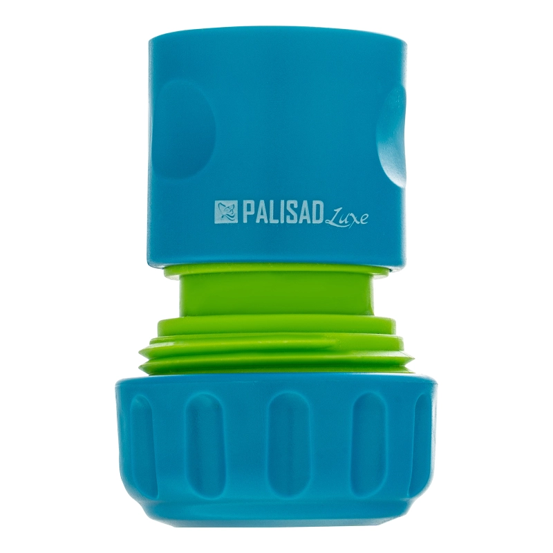 Соединитель пластмассовый, быстросъемный для шланга 3/4, однокомпонентный Palisad Luxe (66257)