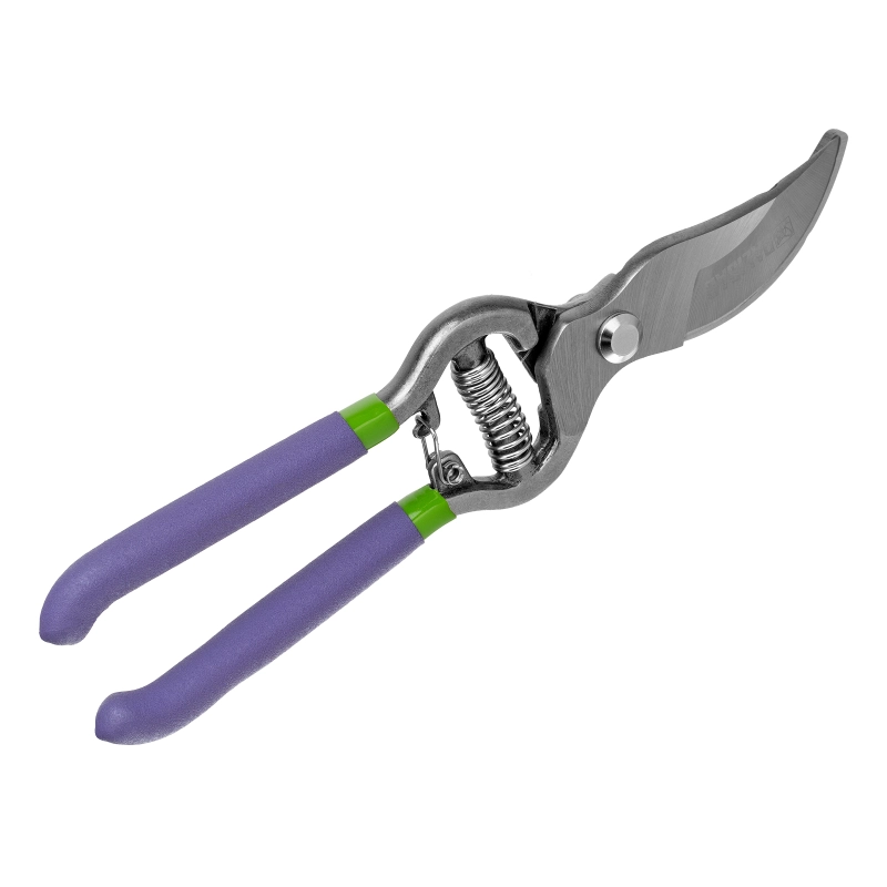 Секатор прямого реза, 255 мм, цельнокованый, металлические обрезиненные рукоятки, Palisad (60467)