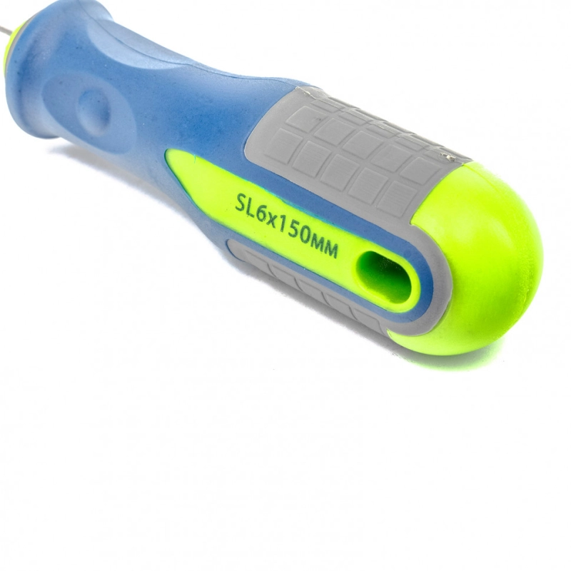 Отвертка, SL6 х 150 мм, CrV, трехкомпонентная рукоятка Сибртех (11803)