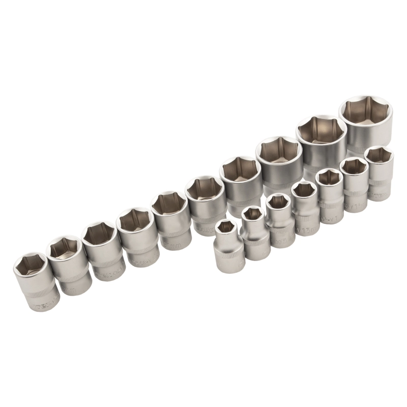 Набор инструментов 108 предметов, CrV, 1/2", 1/4" Сибртех (13511)