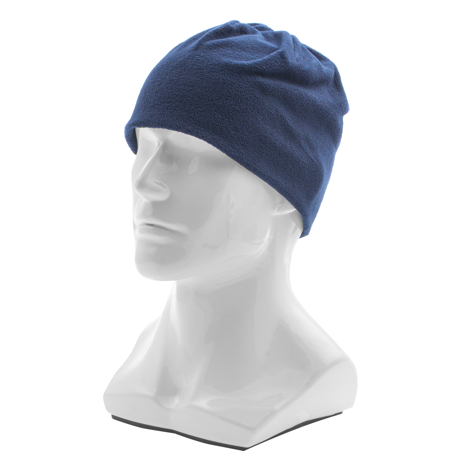 Шапка из флиса для взрослых, размер 58-59, синяя Сибртех (68813)