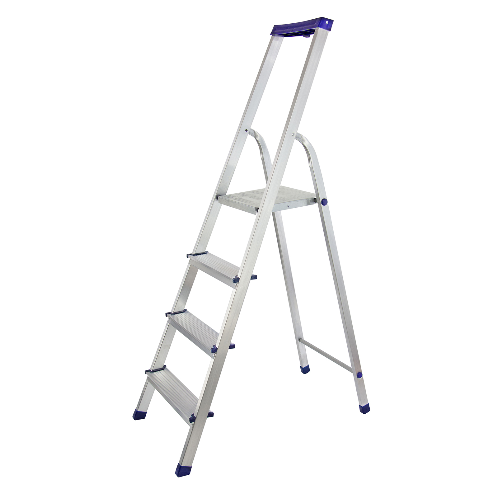 Стремянка алюминиевая с органайзером "Универсал", 4 ступени, Сибртех (97894)