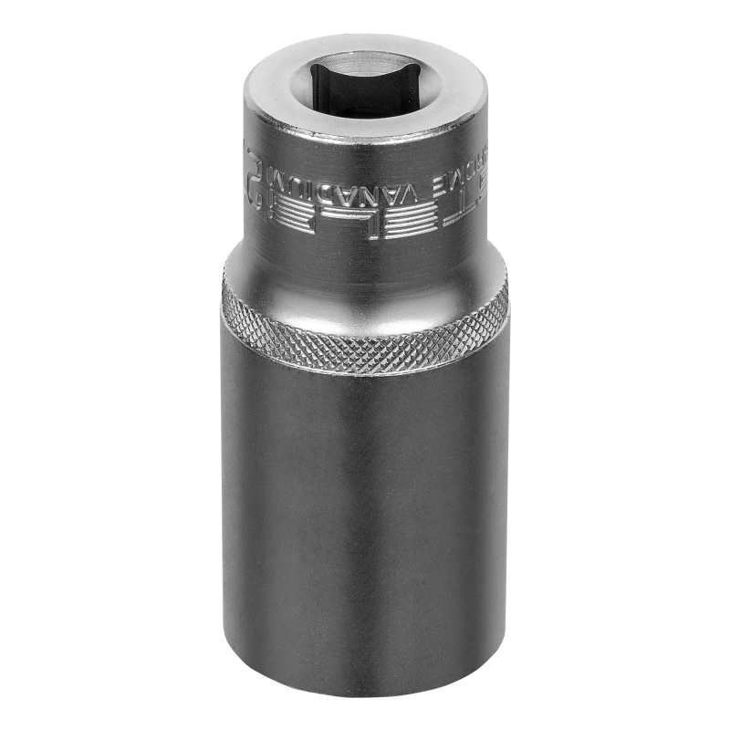 Головка торцевая удлиненная, 27 мм, шестигранная, CrV, под квадрат 1/2 Stels (13884)