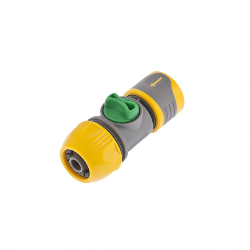 Соединитель быстросъемный унив. 1/2-3/4 с переключателем Palisad Luxe (66254)